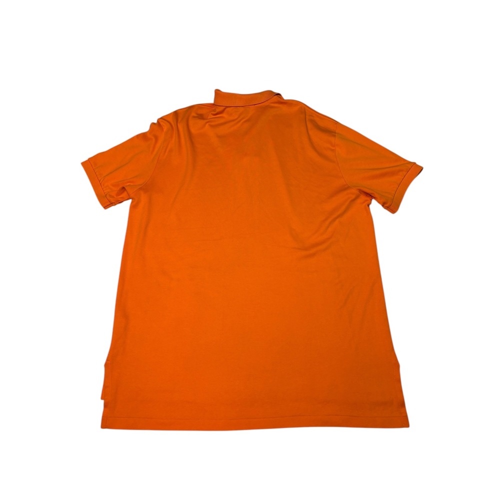 Polo Ralph Lauren Mens Orange Polo Shirt XL Embroidered Pony Logo Short Sleeve - Picture 4 of 6